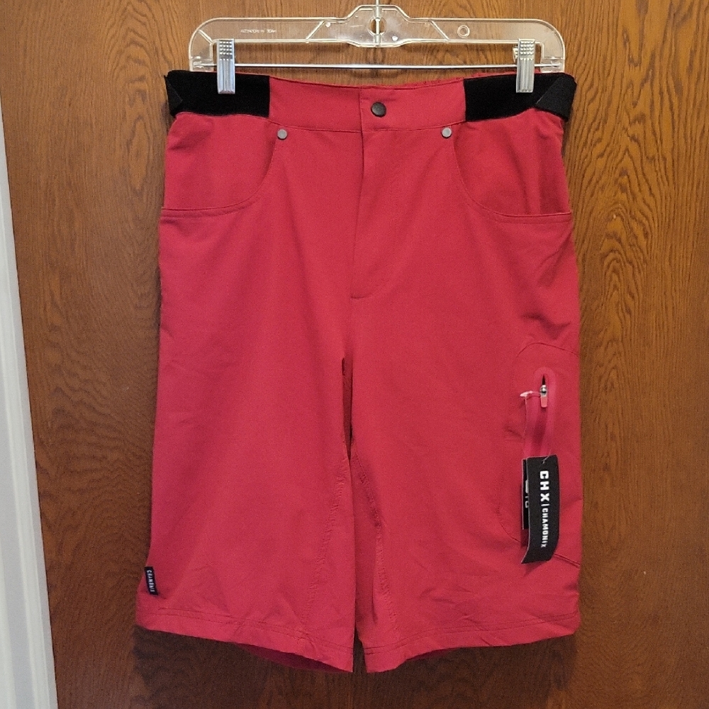 Chamonix Red Bike Shorts Mens Sz Med. New